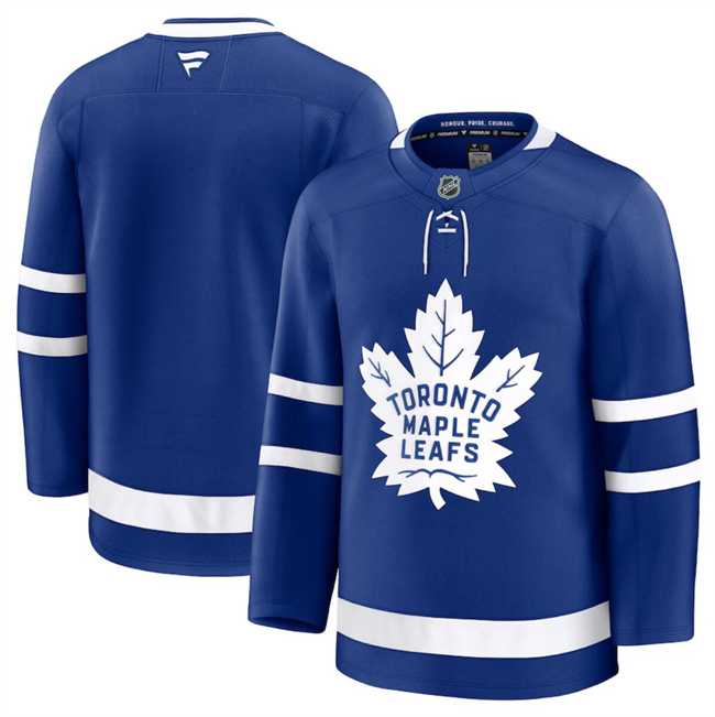 Mens Toronto Maple Leafs Blank Blue 2024-25 Home Stitched Hockey Jersey Dzhi